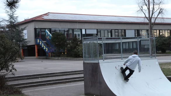 Am Gymnasium in Lage sind die Anmeldezahlen f&uuml;r das kommende Schuljahr im Vergleich zum Vorjahr gestiegen. - &copy; Bernhard Preuss