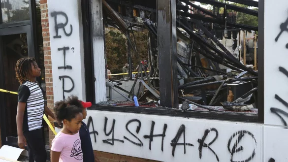 Protest gegen Rassismus - &copy; Foto: Curtis Compton/Atlanta Journal-Constitution/AP/dpa