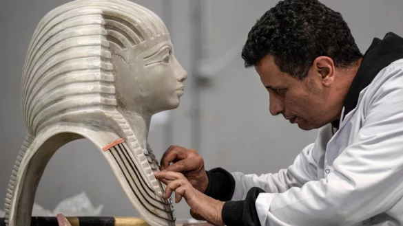 Arch&auml;ologische Repliken aus &Auml;gypten - &copy; Foto: Mohamed Shokry/dpa