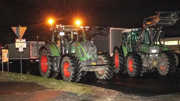 Protest-Aktion - &copy; Foto: Rudolf Karliczek/dpa