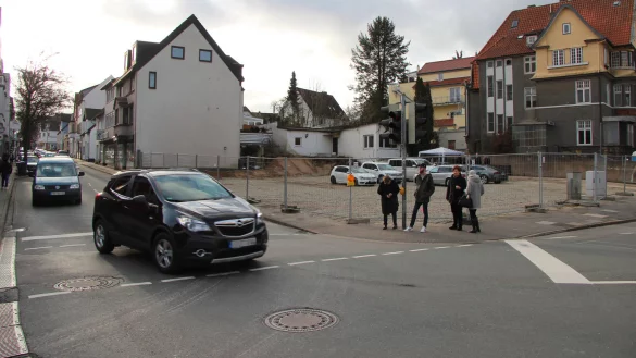 Der Parkplatz am Schliepsteiner Tor - © Archiv: Katrin Kantelberg
