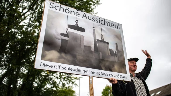 Gericht verhandelt um Kraftwerk Datteln 4 - &copy; Foto: Guido Kirchner/dpa