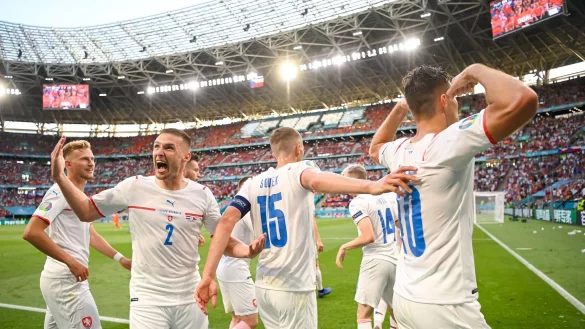 Tschechien steht nach dem &uuml;berraschenden Sieg gegen die Niederlande im Viertelfinale. - &copy; Robert Michael/dpa-Zentralbild/dpa