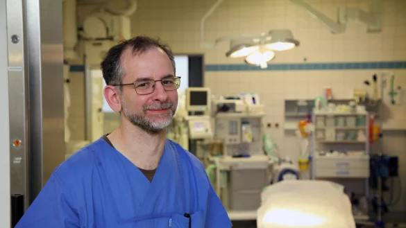 Daniel Fischer, Chefarzt der Notaufnahme.  - © Bernhard Preuss