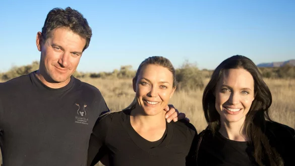 Angelina Jolie - &copy; Foto: Naankuse Wildlife Sanctuary/dpa