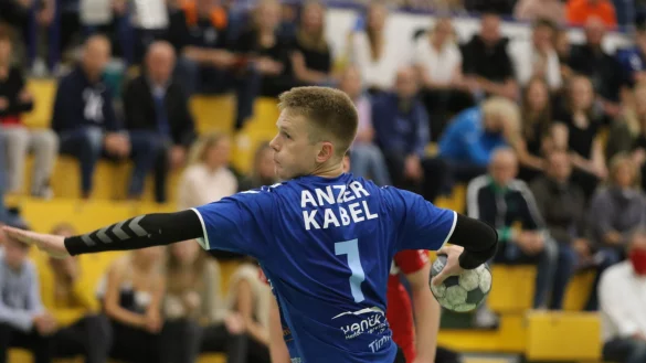 War mit f&uuml;nf Treffern am Ausw&auml;rtserfolg von Handball Bad Salzuflen beteiligt: Nico Timm. - &copy; Oliver K&ouml;nig