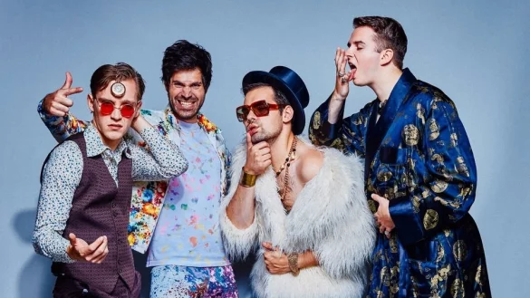 Die Jungs von der Band Pudeldame geben im M&auml;rz elektronische Popmusik zum Besten. - &copy; Thomas Leidig