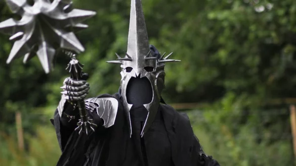 Furchterregend: Der Hexenk&ouml;nig von Angmar, hier dargestellt von einem Bad Oeynhausener. - &copy; Alex Lehn