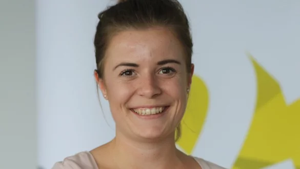 Freut sich auf die neue B-Liga-Saison: LZ-Mitarbeiterin Janina Pietruschka. - &copy; Oliver K&ouml;nig