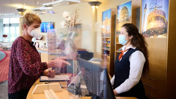 Breitenbach im Ausbildungshotel - &copy; Foto: Annette Riedl/dpa