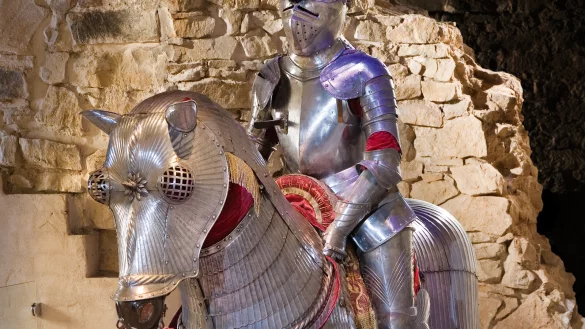 Der Ritter samt Ross ist im Weserrenaissance-Museum Schloss Brake zu bewundern und gibt bis heute R&auml;tsel auf. - &copy; Weserrenaissance-Museum