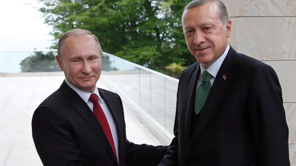 Putin und Erdogan - &copy; Foto: Yuri Kochetkov/Pool EPA/AP/dpa/Archiv
