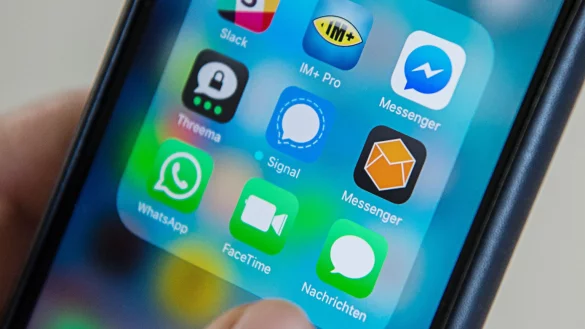 Messenger-Dienste - &copy; Foto: Wolfram Kastl/dpa