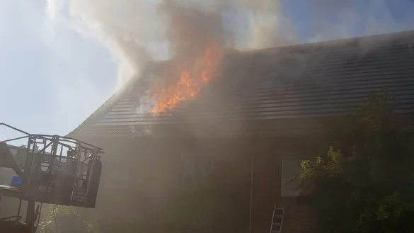 Feuer Elbrinxen - &copy; Feuerwehr L&uuml;gde