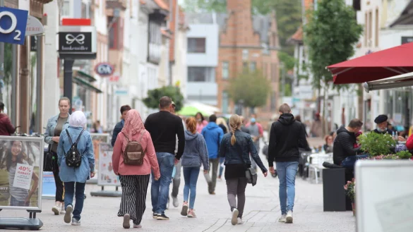 Die Mittelstraße in Lemgo. - © Archivfoto: Jens Rademacher