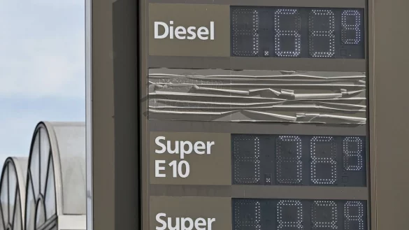 Dieselpreis - &copy; Foto: Harald Tittel/dpa