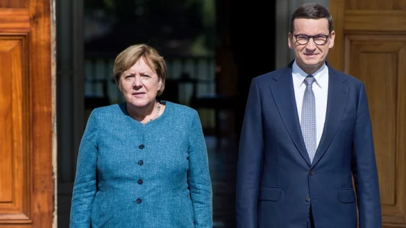 Angela Merkel trifft Mateusz Morawiecki - &copy; Foto: Attila Husejnow/SOPA Images via ZUMA Press Wire/dpa