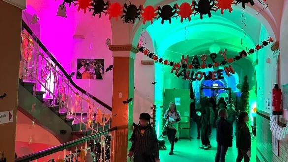 Im Leopoldinum wurde Halloween gefeiert. - © Bildrechte: Leopoldinum