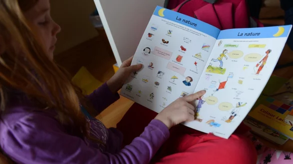 Kind beim Lernen - &copy; Foto: Jens Kalaene/dpa/dpa-tmn