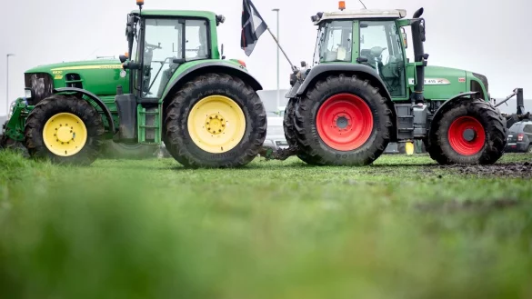 Blockade - &copy; Foto: Hauke-Christian Dittrich/dpa