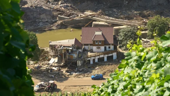 Nach dem Unwetter - &copy; Foto: Thomas Frey/dpa