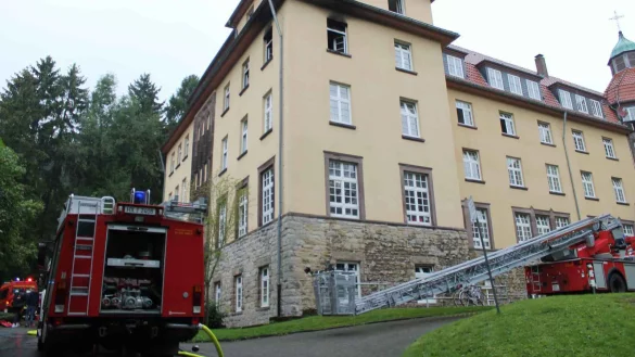 In einem Zimmer des zweiten Obergeschosses brach der Brand aus. - &copy; Manuela Puls