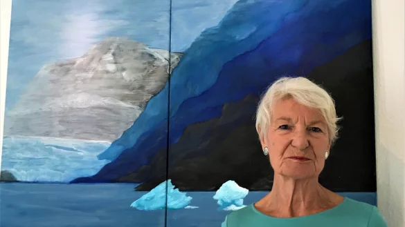 Unter dem Titel "Eiskalt" zeigt die 13.14 Produzentengalerie in Detmold Werke von Galeriemitglied Edith Hausst&auml;tter. - &copy; 13.14 Produzentengalerie