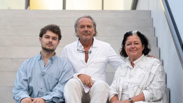 Annette G&ouml;rtz und Familie v. l. Maximilian Welsch, Hans-J&ouml;rg Welsch, Annette G&ouml;rtz - &copy; Annette G&ouml;rtz