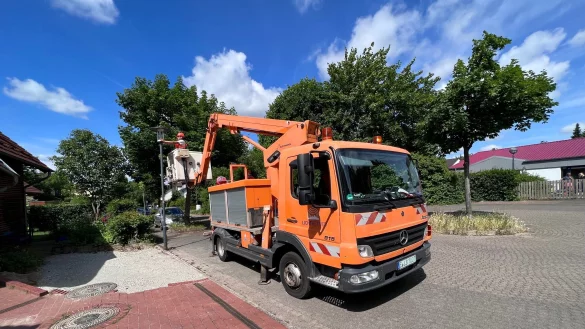 Die Straßenlaternen werden derzeit umgerüstet. - © Stadt Bad Salzuflen
