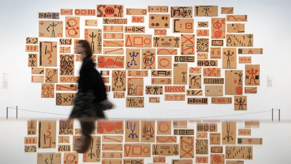 A.R. Penck in Dresden - &copy; Foto: Sebastian Kahnert/dpa-Zentralbild/dpa