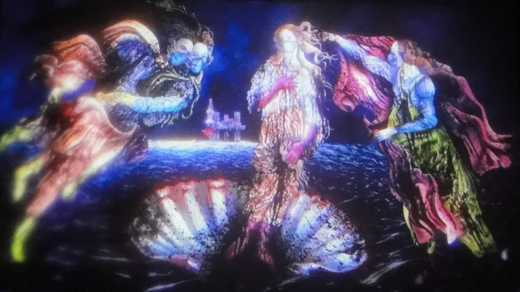 &bdquo;100 Minuten bis Mitternacht": Dieser Animationsfilm rief ber&uuml;hmte Gem&auml;lde der Kunstgeschichte wie &bdquo;Die Geburt der Venus" von Renaissance-Maler Sandro Botticelli (1445 &ndash; 1510) auf. - &copy; Hajo G&auml;rtner