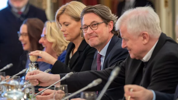 Digitalklausur des Bundeskabinetts - &copy; Foto: Monika Skolimowska/dpa-Zentralbild/dpa