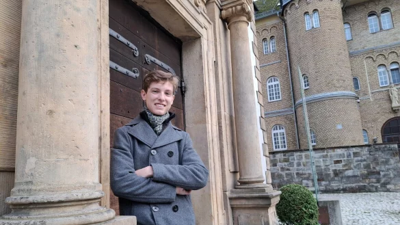 Kolja Berning wird zu seinem 18. Geburtstag die Johannespassion in der Busdorfkirche dirigieren. - &copy; Henrike Buschmann