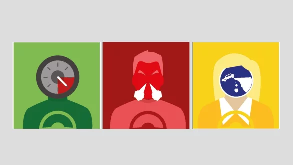 Emotionen am Steuer. - © Kim Meier, Konrad Cetkowski & Eileen Schmidt