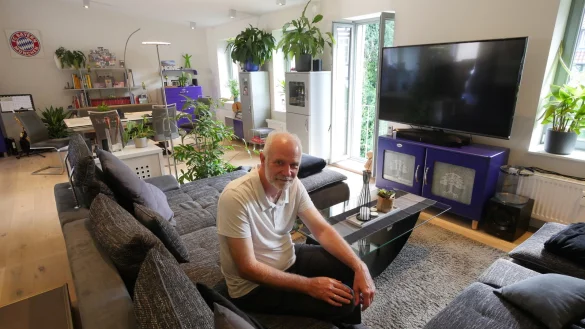 R&uuml;diger Krentz liebt offene Wohnkonzepte - und ist derzeit noch auf der Suche nach einer Innenstadt-Wohnung in Horn-Bad Meinberg. - &copy; Jost Wolf