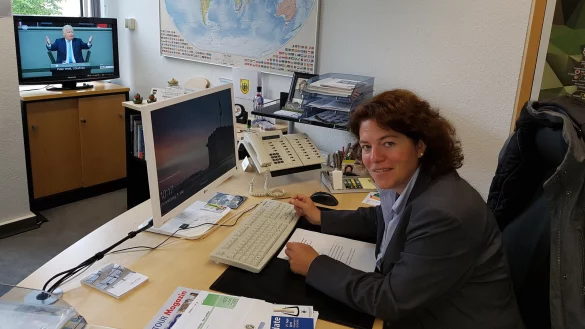 Kerstin Vieregge hat in Berlin Fu&szlig; gefasst und wirft auch f&uuml;r die n&auml;chste Bundestagswahl ihren Hut in Lippe in den Ring. F&uuml;r den Kreisvorstand ist das noch kein Thema, sagt CDU-Chef Lars Brakhage.&nbsp; - &copy; Marianne Schwarzer(LZ)