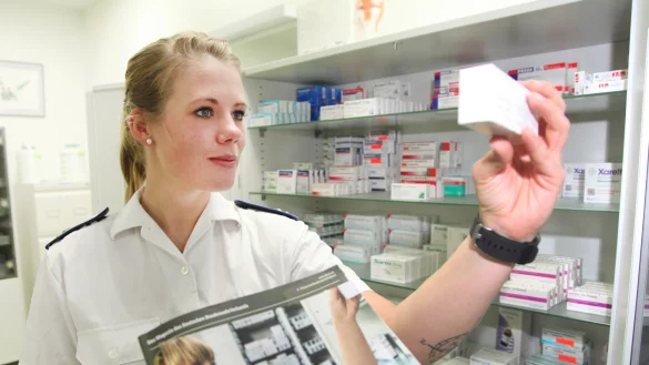 Bundeswehr-Werbegesicht Annika Fleer. - &copy; Vera Gerstendorf-Welle