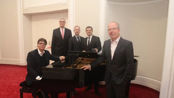 Sind startklar: Lutz Rademacher, J&uuml;rgen Wannhoff, Stefan D&ouml;rr, Andreas Trotz und Kay Metzger (von links). - &copy; Barbara Luetgebrune