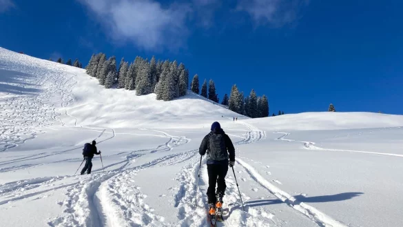 Deutsche Skigebiete f&uuml;rchten um Existenz - &copy; Foto: Carsten Hoefer/dpa