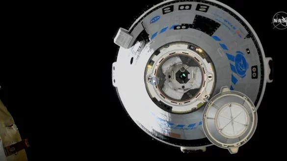 Boeing &laquo;Starliner&raquo;-Raumschiff - &copy; Foto: Uncredited/NASA via AP/dpa