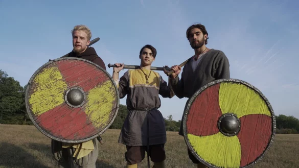 Leben wie die Wikinger &ndash; das k&ouml;nnen Kinder und Jugendliche w&auml;hrend eines Camps im Arch&auml;ologischen Freilichtmuseum ausprobieren. - &copy; Arch&auml;ologisches Freilichtmuseum