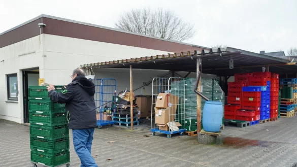 Das Gel&auml;nde der Bielefelder Tafel. - &copy; Barbara Franke