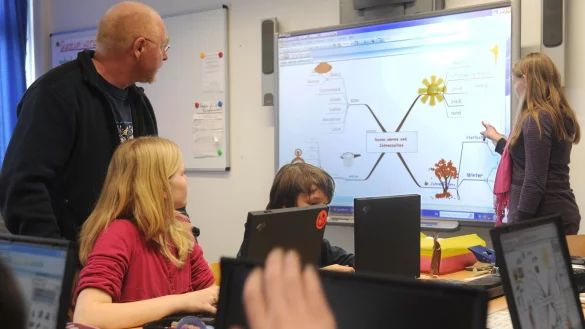 Digitaler Unterricht - &copy; Foto: Ingo Wagner/dpa