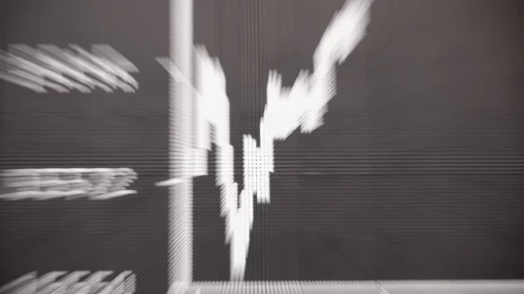 B&ouml;rsen-Chart - &copy; Foto: Sebastian Gollnow/dpa