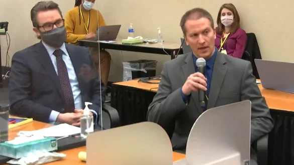 Eric Nelson und Derek Chauvin - &copy; Foto: Uncredited/Pool Court TV/AP/dpa