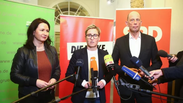 Minderheitsregierung geplant - &copy; Foto: Bodo Schackow/dpa-Zentralbild/dpa