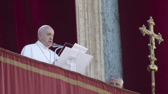Papst Franziskus - &copy; Foto: Alessandra Tarantino/AP/dpa
