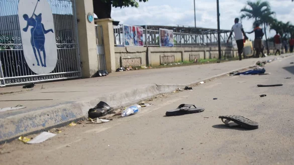 Tote bei Massenpanik in Nigeria - © Foto: Uncredited/AP/dpa