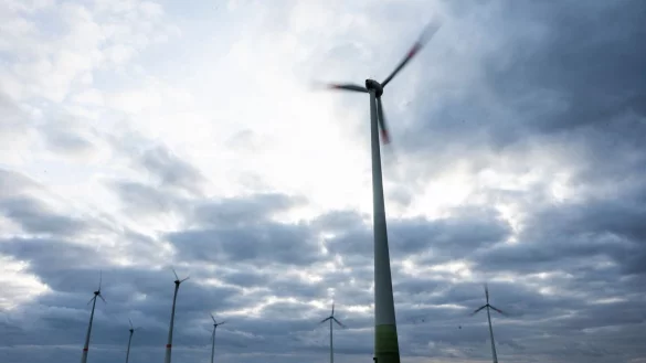 Windkraft - &copy; Foto: Christophe Gateau/dpa