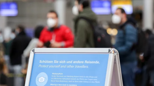 Coronavirus - Flughafen Hamburg - &copy; Foto: Bodo Marks/dpa
